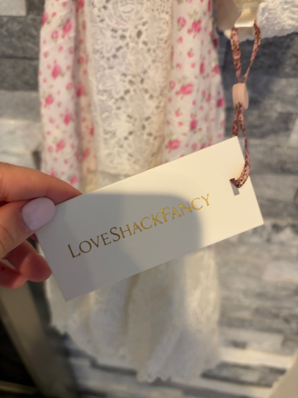 Loveshackfancy women’s kesia dress in poppy pink brand new with tags size xlarge - Picture 8 of 9